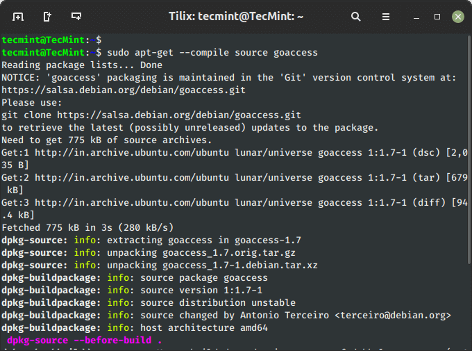 Biên dịch gói từ mã nguồn trong Ubuntu