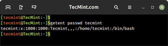 Truy xuất thông tin người dùng trên Linux