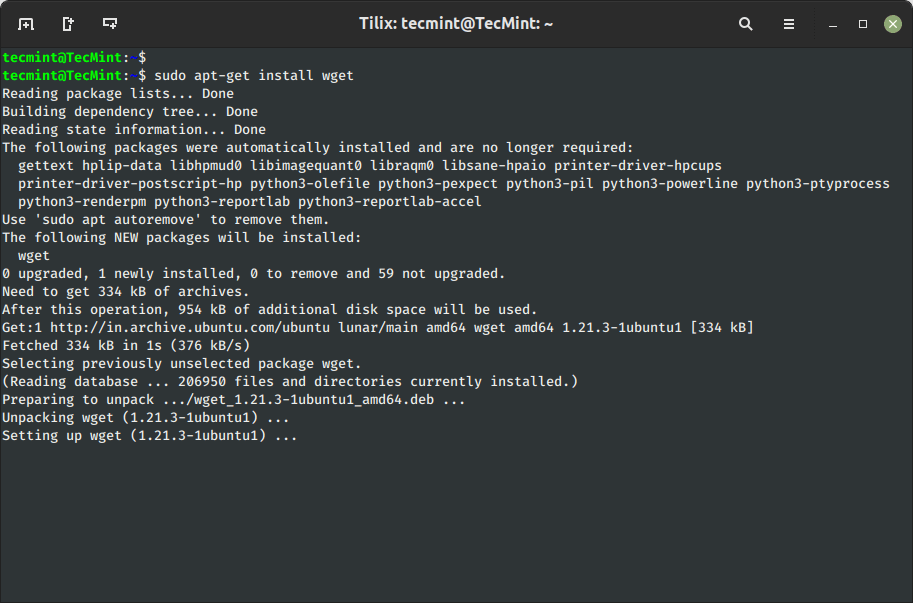 Cài đặt gói trong Ubuntu