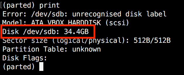 Hiển thị đĩa Linux hiện tại